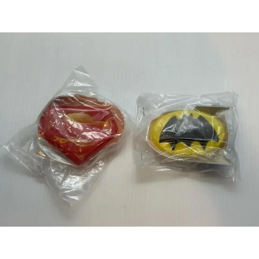 Vintage 1977 Superman &‎ Badge Batman Bat Signal Cake Topper Wilton DC Comics #3